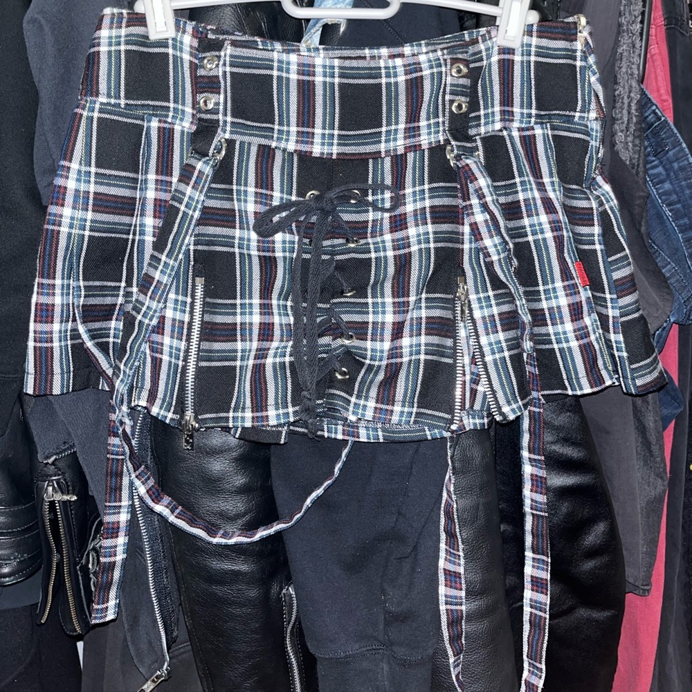 vintage tripp nyc corset mini skirt